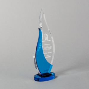 acrylic award trophy