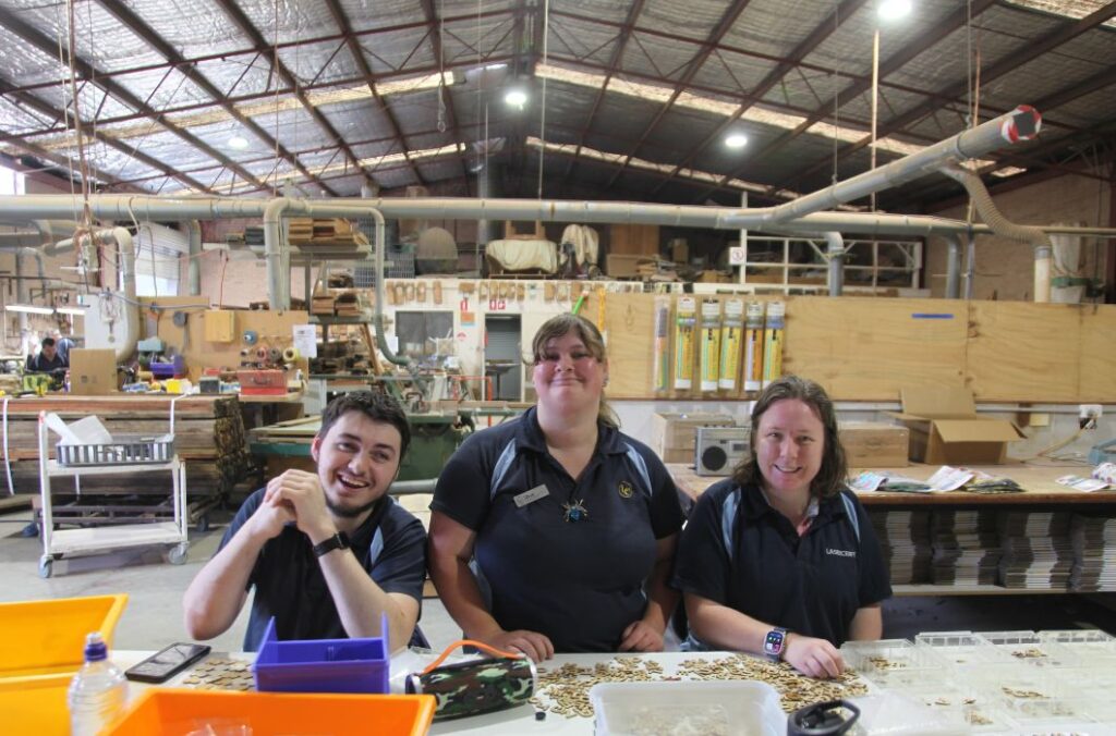 Flexible workforce solution on the NSW's Central Coast, Lasercraft provides disability employment opportunities.
