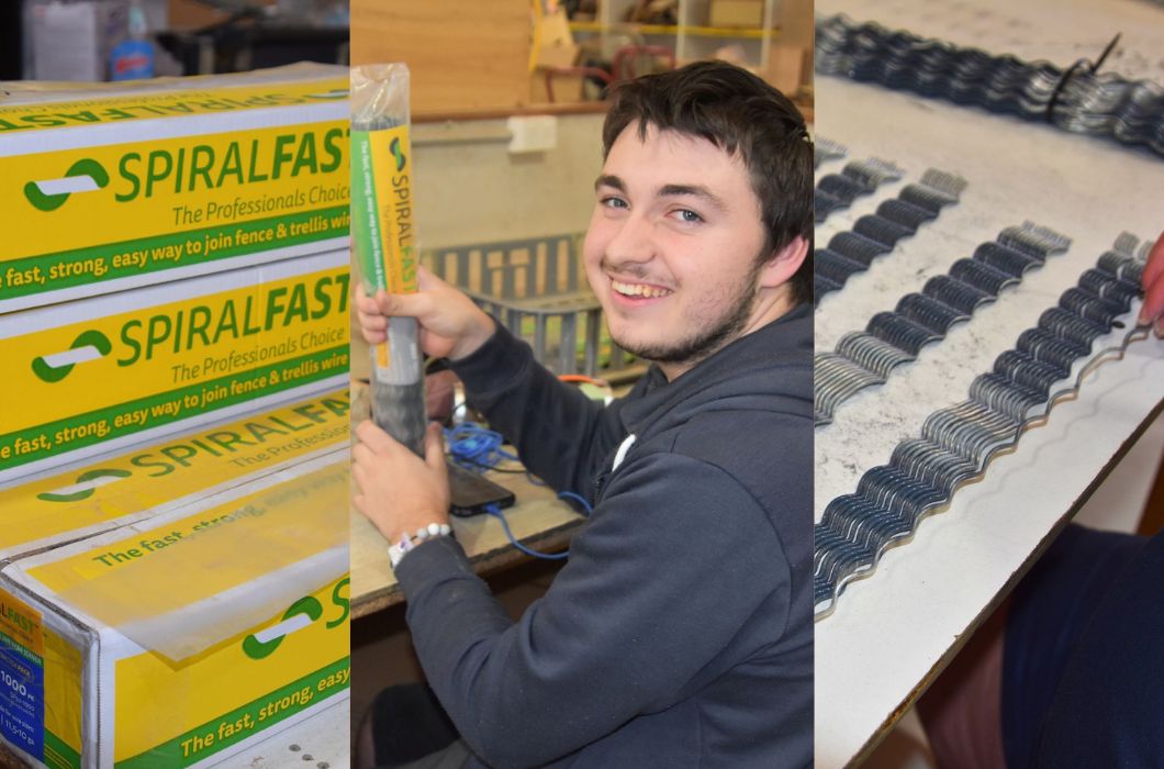 Packaging services Central Coast team labelling products at Lasercraft