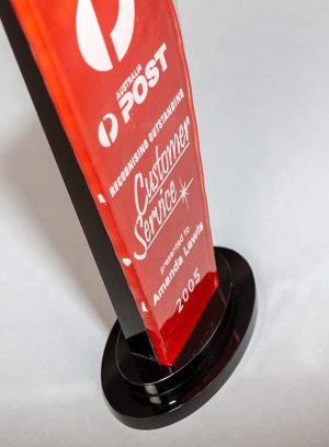 acrylic award trophy